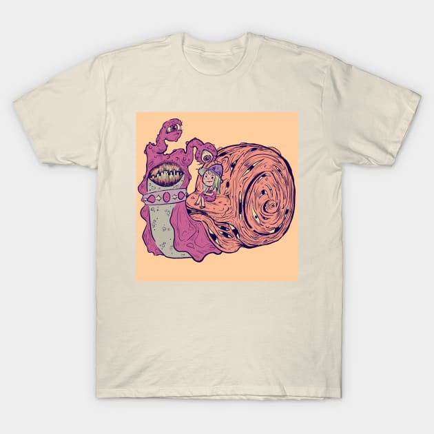 Snail Delivery Service T-Shirt by doodollia